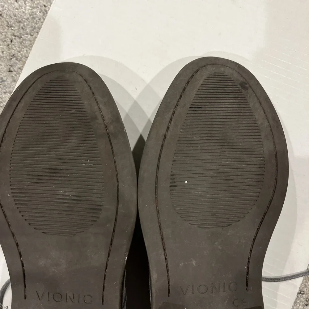 Vionic Men's Gray Suede Wingtip Oxford Comfort Dress Shoes Size 7 EUC‎